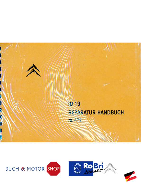 Citroën D Repair manual catalogue No 472 ID